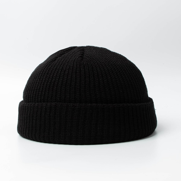 Fem kalde luer for menn og kvinner, varm vinterlue i strikk, street wear strikkelue i ull, Guapskin utendørslue 20*17cm