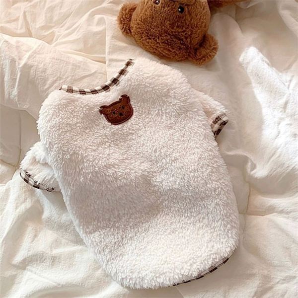 3 Lemmikkikoiran Vaatteet Kissa Vaatteet Syksy ja Talvi Uusi Lämmin Pomeranian Nallekarhu 20*32*23cm