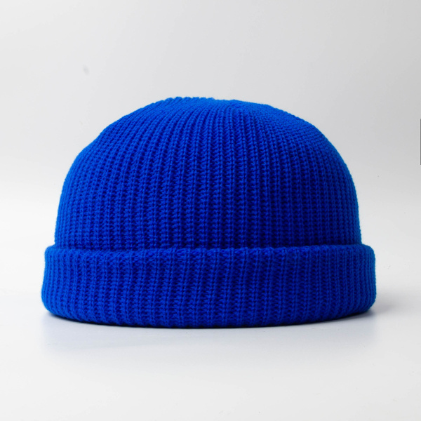Fem kalde luer for menn og kvinner, varm vinterlue i strikk, street wear strikkelue i ull, Guapskin utendørslue 20*17cm