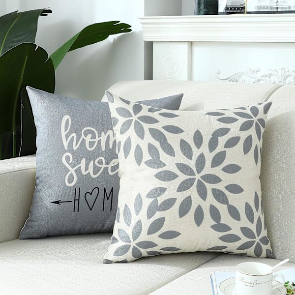 Set med 4 kuddfodral 45x45cm Moderna dekorativa kuddfodral Soffa Case Dekoration Hem Vardagsrum Sovrum för soffstol