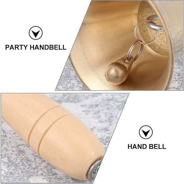 Kahdeksan joulukelloriipusta Metalliset luovat koristeelliset riipukset Kello kulta 13 * 10 * 5cm