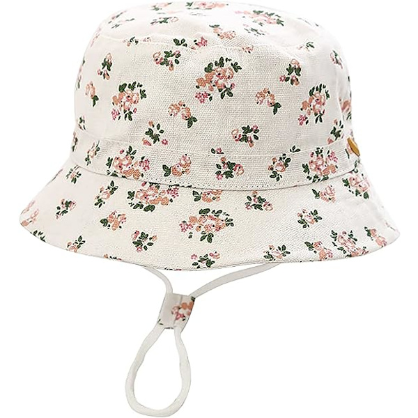 Unisex Bob Baby Kid Solhatt Fiskarhatt Flicka Pojke Hinkhattar Strandhatt Visir 4-8 år