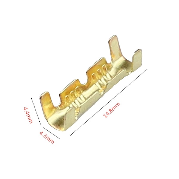 30/50/100pcs Dockningsplint U-typ Plintflik 0,3 till 1,5mm2 Kopplingsplint Dubbelkopplingsplint 30pcs