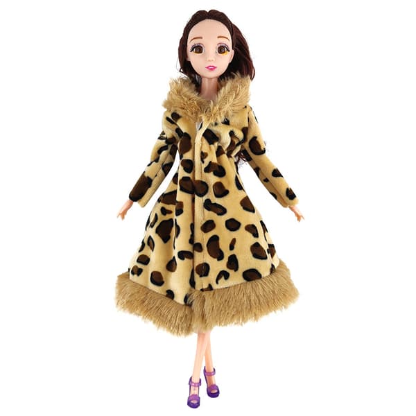 8 st 30 cm Barbie-dockkläder Vintertröja Leksaker för dockklädbyte för flickor