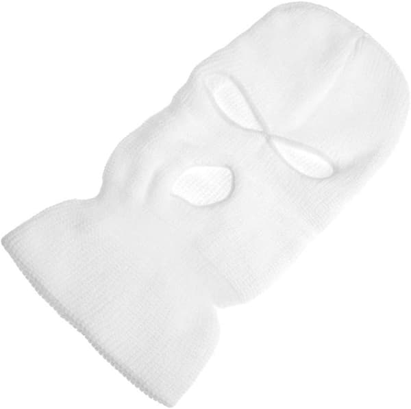 Balaklava akryl med 3 hull