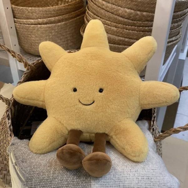 Jellycats Style Plys Sol & Måne Sødt Legetøj Fyldt Fløjl Blød 30cm sun