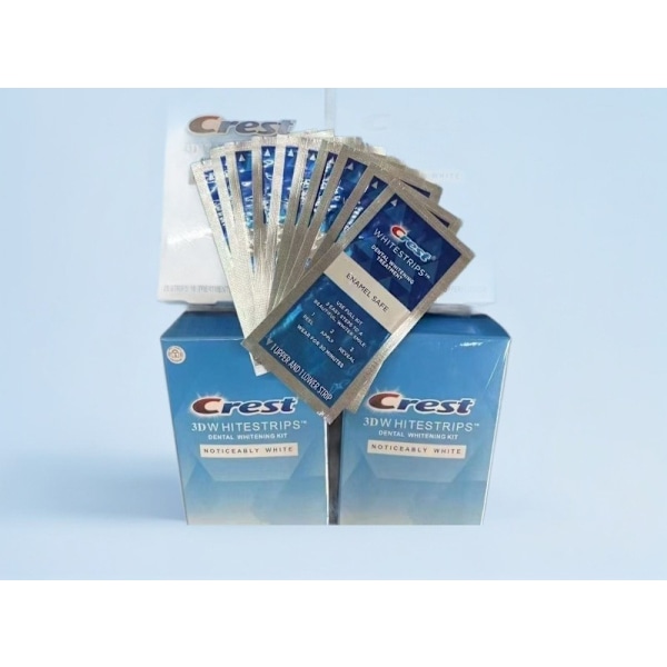 Förtjockad vitare färg Ny 3D White Tandblekningsstrips Professional Effects Bleker Tänder 10 par/box