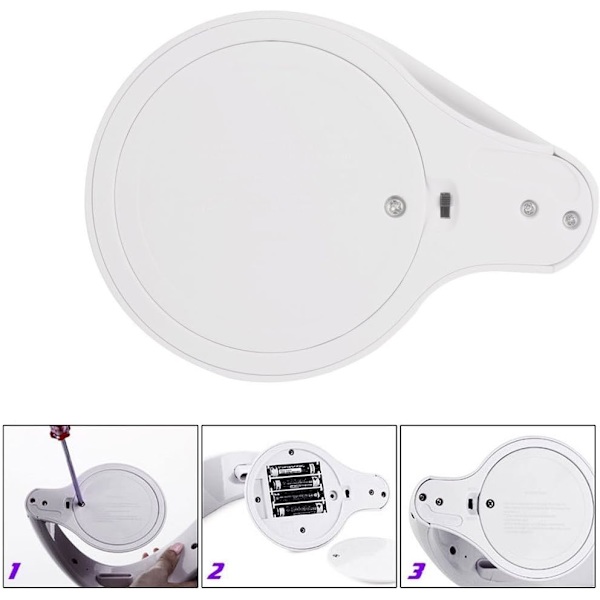 Campingljus, LED bärbar ficklampa 6 lägen, USB driven, Super Br