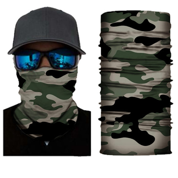 Unisex Multifunktionell Halsduk Nackvärmare för Sport Kamouflage Stil