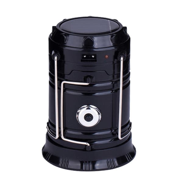 Multifunksjonell Utendørs Campinglampe Oppladbar Bærbar Solcelle