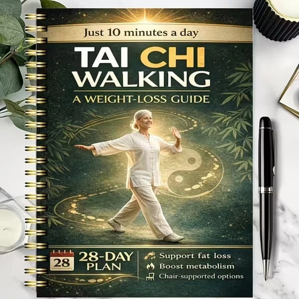 Tai Chi Walking Weight Loss Method for Seniors: 28-Day Sequential Exercise Plan with Chair-Supported Walking Suitable for Joint-Friendly Low-Intensity Workouts （A）