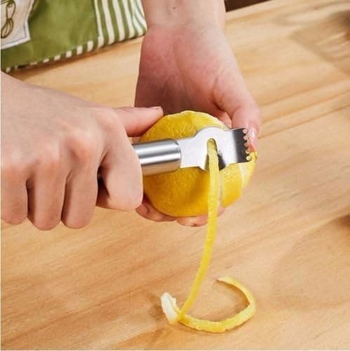 Set med 2 citronrivjärn i rostfritt stål