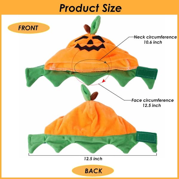 Halloween kattekostume, kat græskar hat Cosplay kostume hat til k