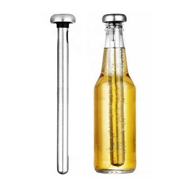 304 rostfritt stål öl Ice Wine Stick 2 Snabbfryst öl Ice Wine Stick Chilling Stick Ice Wine Cooler Beer Cooling Stick 214*35 mm
