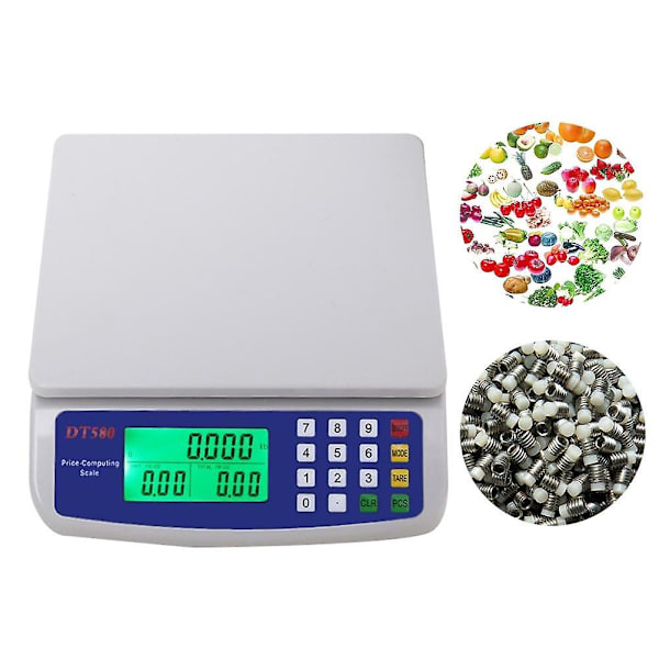 30kg/1G Presisjons Digital Vektskål Elektronisk Balanse Vektskål LCD Display Vektskål Nøyaktighet