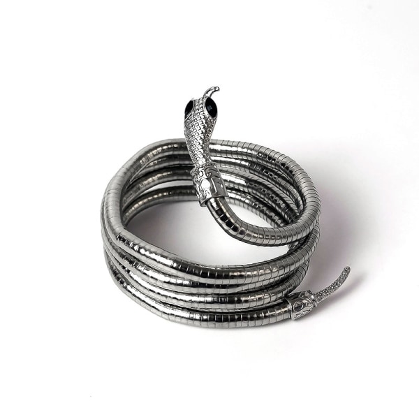 Silverhalsband glänsande, lämplig för tjejer Pojkar orm konstigt