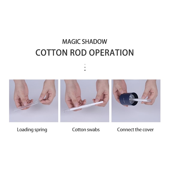 Magic Shadow USB luftfukter for hjemmet med projeksjon nattlys ultralyd bil tåke maker mini kontor luftrenser white