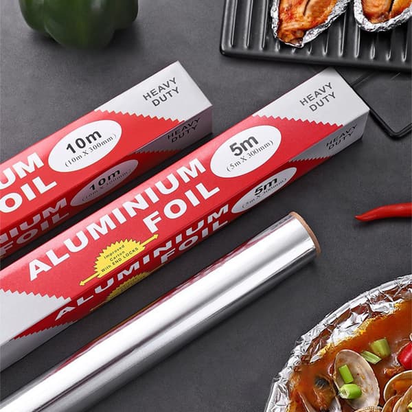 5m husholdnings tyknet stanniol engangs bage aluminiumsfolie
