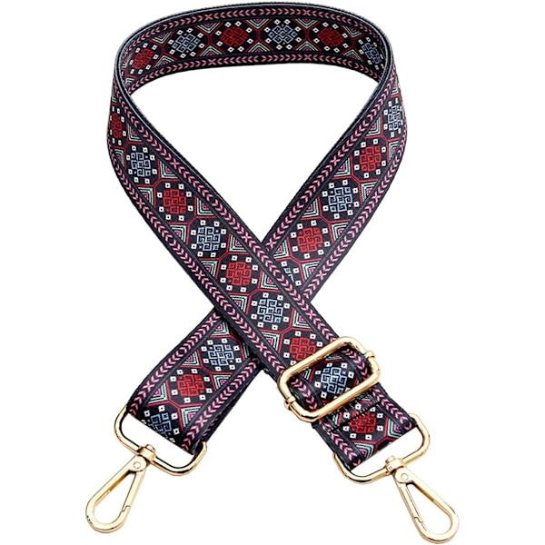 Justerbar axelrem Ersättningsmidjeband Bred Crossbody C