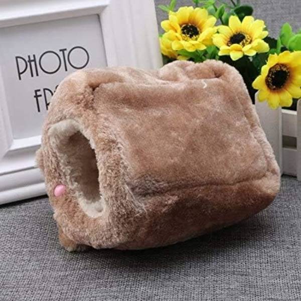 3 Varme Vinter Hamster Senge - Sødt Lille Kæledyrshus, Varm Hængende Bur, Hule Seng, Lille Dyr Bur, Lille Marsvin 11*8cm
