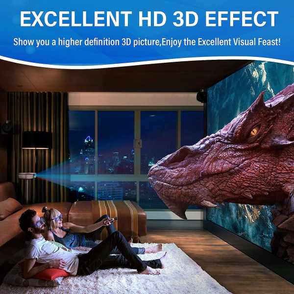 3D-glasögon, DLP Active Shutter 3D-glasögon för DLP-LINK-projektor