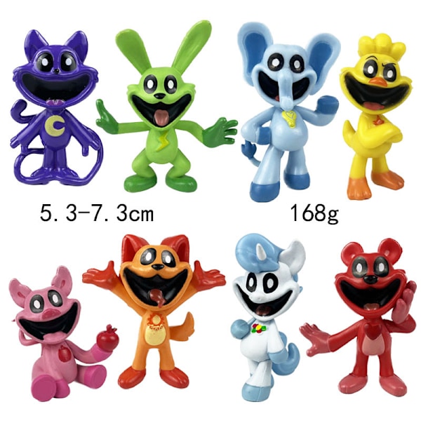 2024 Ny Smiling Critters Figur Smiling Critters Cat Nap Dog Day Catnap Dogday Figur Set Toy Catnat Kickinchicken Figurine C