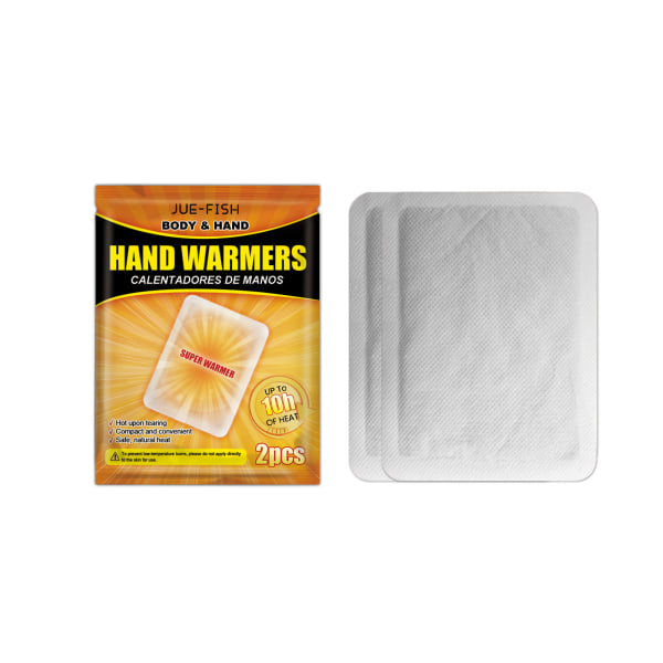 Body & Hand Super Warmers - Långvariga naturliga luktfria luftaktiverade värmare - Upp till 10 timmars värme - 6 värmare