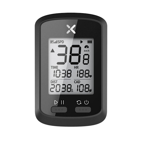 Pyörätietokone G+ Langaton GPS Nopeusmittari Vedenkestävä Maantiepyörä Mtb Polkupyörät Taustavalo Bluetooth