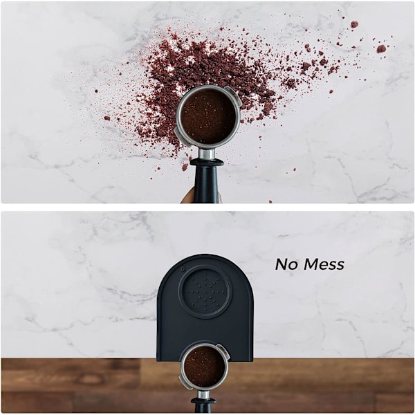 Kaffe Tamper Måtte Silikone Måtte, Espresso Tamper Måtte, Skridsikker Kaffe Måtte (Lille)