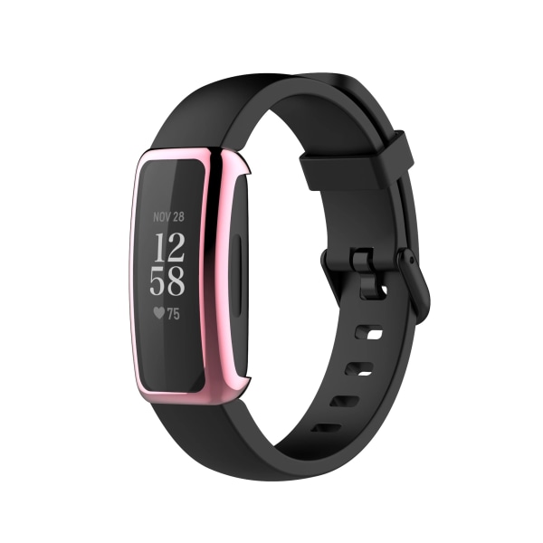 Lämplig för Fitbit Inspire2 Generation Watch Cover Transparent galvanisering TPU All-inclusive Watch Soft Shell-tillbehör (3 stycken av