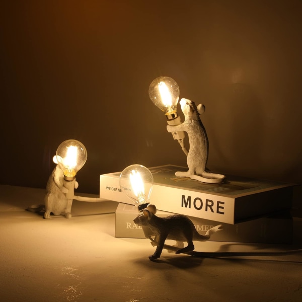 Boklampe, USB Oppladbar Leselampe Med Berøringssensor, Re