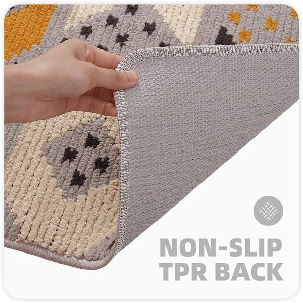 Dörrmatta inomhus, inomhus utomhus 32"x20" matta vattentät, halkfri tvättbar Absorberar snabbt fukt och står emot smutsmattor för entré