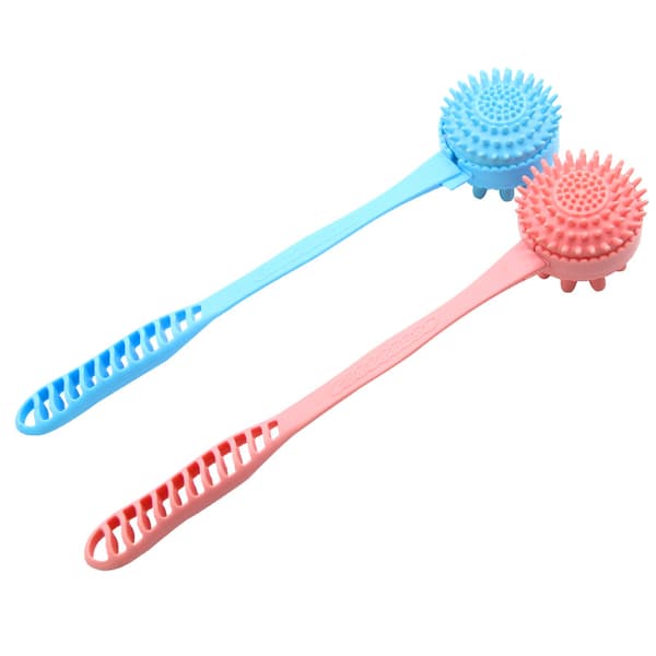 Multifunksjonell Massasjehammer Massasjestav - blå+rosa