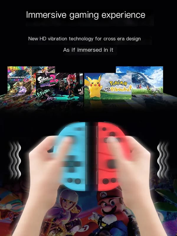 joycon gamepad somatosensorisk för switch nintendo vibration trådlös bluetooth med gyroskop