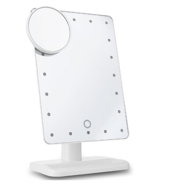 Stor upplyst sminkspegel med 24 LED-lampor, LED