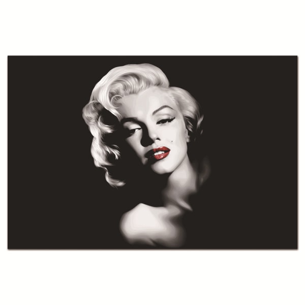 5D diamond painting Marilyn Monroe Series 2 DIY Full Diamond Dekorativ målning (40*50cm)