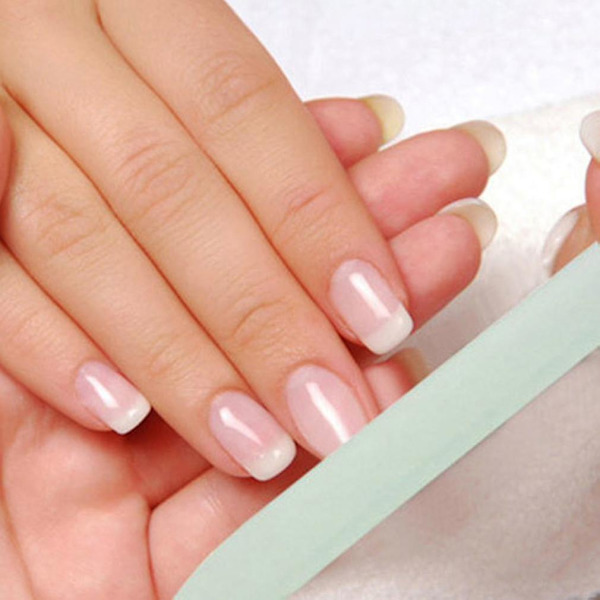 10 stk. Moderigtigt Lys Lilla Krystalglas Manicure Negle Dekoreringsværktøj