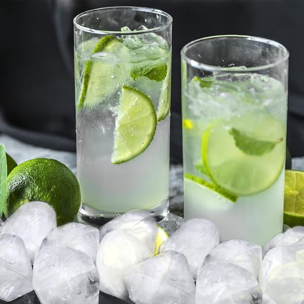 6-rums isterningebakke med låg, diamant-isterningeforme, genanvendelige silikone-isterningeforme til whisky, scotch, cocktail, gelé og budding