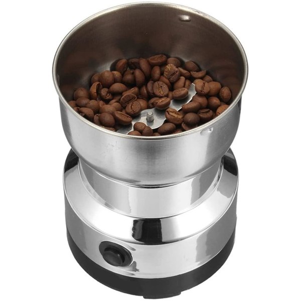 1-delat rostfritt stål liten kvarn kaffebönmjölkvarn superfin hushållsmedicinkross