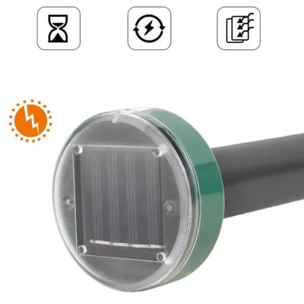 Ultralyd Solenergi Dyr Vanntett Avvisende For Utendørs Skadedyr Gnagere Gopher Avskrekkende Vånd Orm Chaser
