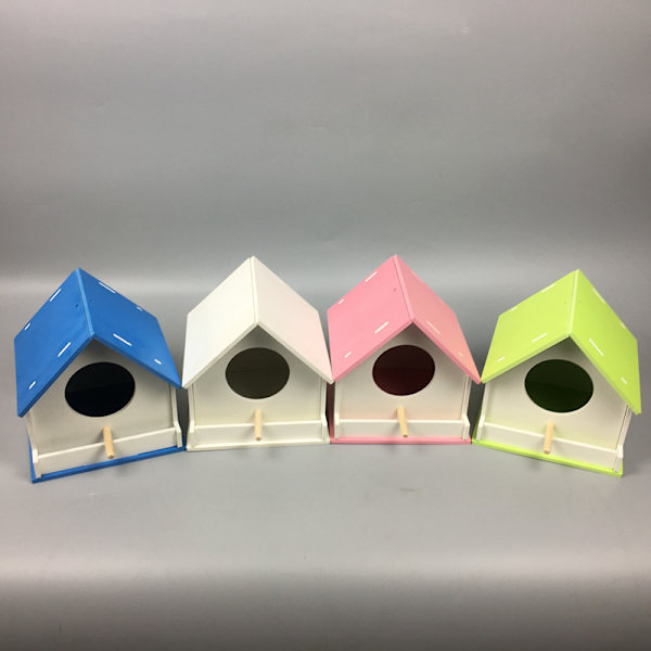 Fuglerede, Duererede, Tigerskind, Nymfeparakit, Økologisk plade, Pæon, Mynah, Svale og Spurveforsyninger (et stykke, 15*15*15cm)