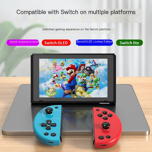 joycon gamepad somatosensorisk för switch nintendo vibration trådlös bluetooth med gyroskop