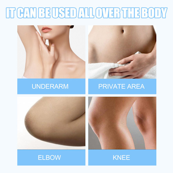 Underarm Beauty  Kosteuttava ja uudelleenkosteuttava Hoitaa polvia ja kyynärpäitä Pehmeä ja sileä Vaalentaa