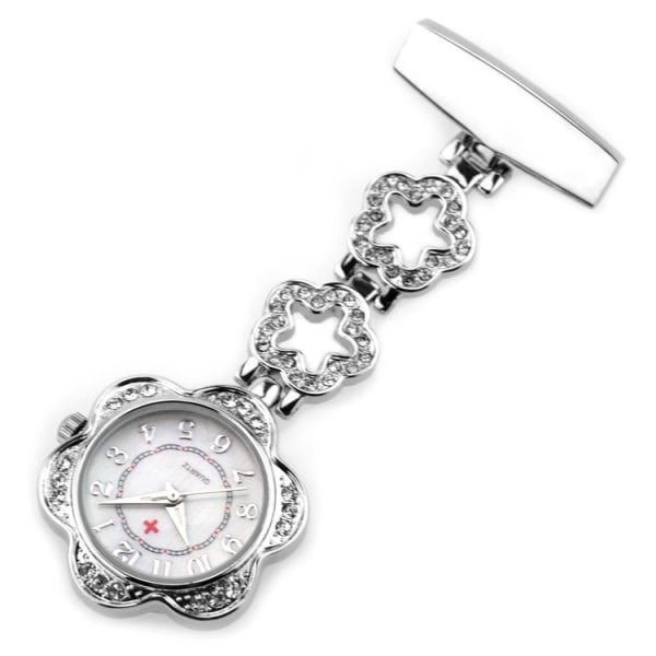 Petal Rhinestone 5371 Medical Nurse Watch Watch Importerad Movement Retro Watch Watch