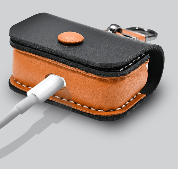 Lämplig för Airpods 3:e generationens skyddande läderfodral