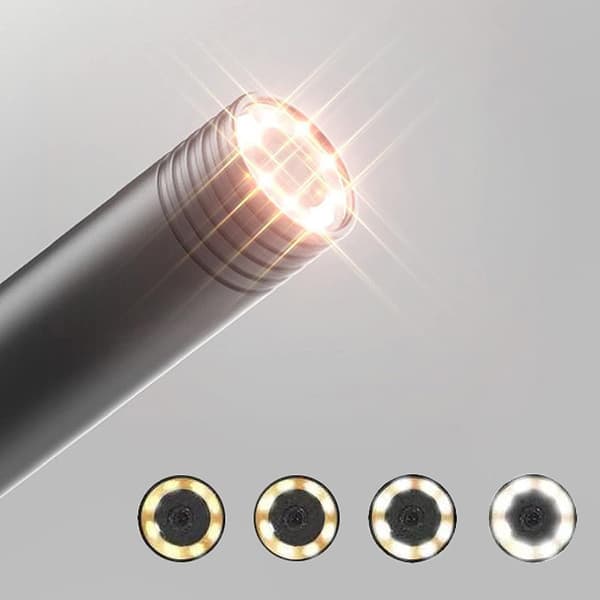5 M USB Endoskopkamera 5,5 Mm Borescope Inspeksjons Snake Camera med LED-lys