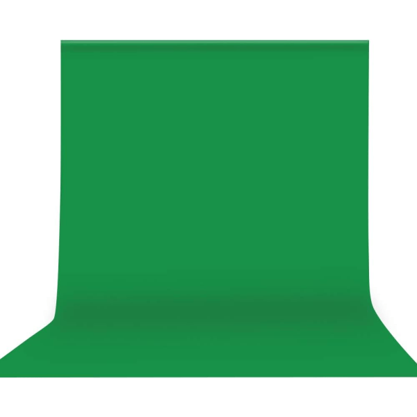 2 x 3 m professionell green screen skärmbakgrund, studiofotografibakgrund, tvättbar slitstark polyester-bomullstyg sömlös design i ett stycke