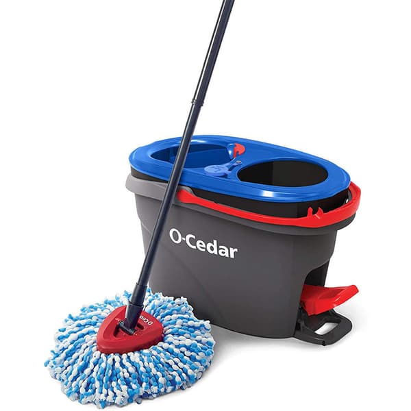 2 stk Kompatibel med O-Cedar EasyWring RinseClean Spin Mop Erstatningshode Trekantmopp