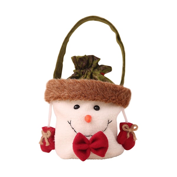 Stora julstrumpor Santa Snowman Deer Set Väskor Julfest Fritidshusdekorationer Öppen spis Ornament Set C