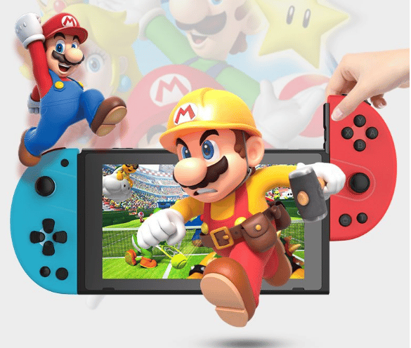 joycon gamepad somatosensorisk för switch nintendo vibration trådlös bluetooth med gyroskop